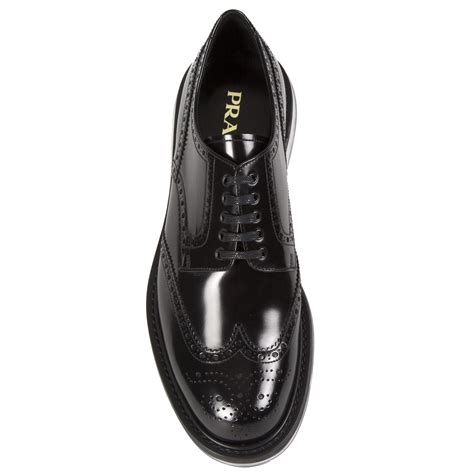 prada rubber derby shoes|prada derby shoes men's.